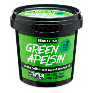 Beauty Jar - GREEN APELSIN  Bőrradír 200 g