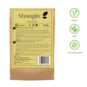 Ásványi sungit morzsa - természetes vízszűrő 500g - Herbatica