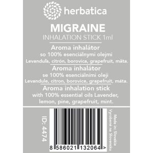 Migrén orrinhalátor - 1ml - Herbatica