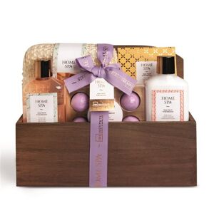 IDC Institute - Home Spa Wood Tray  Kozmetikai ajándékcsomag 5 termékből