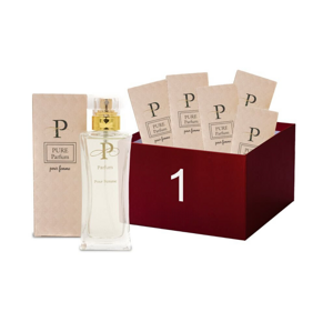 Luxus 6 - Női 1 parfüm csomag  Összeállítva a: LV Matière Noire, Bottega Veneta Bottega Veneta, LV Heures dAbsence, Dolce & Gabbana Q, Creed Aventus…