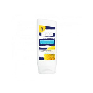 RYOR - Napvédő krém SPF 15 - közepes védelem  Tastápoló tej 200 ml.