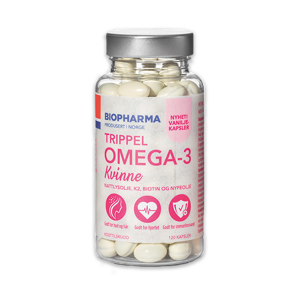 Trippel Omega 3 nőknek - Biopharma - 120 kapszula