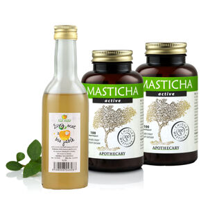 Masticha Terapia Készlet 2x Masticha Active + ingyenes almaecet Ingyenes szállítás