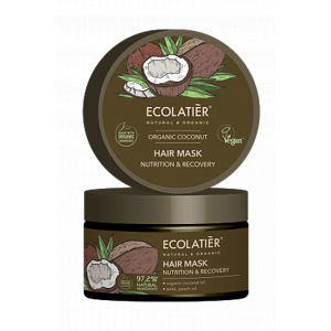 Kókuszos hajmaszk - táplálja és regenerálja a hajat - 250ml- EcoLatier Organic